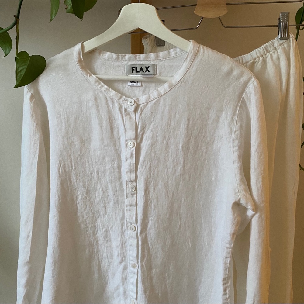 FLAX lounge set - white linen